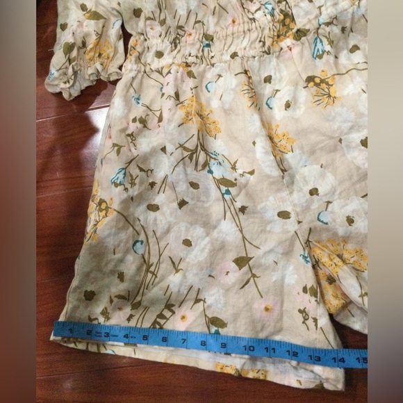 Spartina 449 Audrey Romper Linen floral - Picture 7 of 10